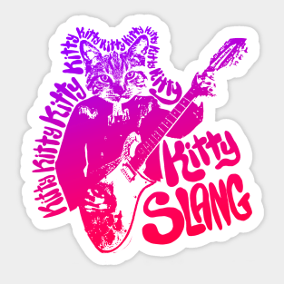 Kitty Slang Sticker